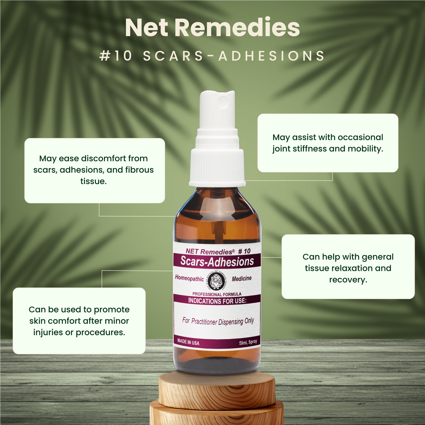 NET Remedies® #10 SCARS-ADHESIONS
