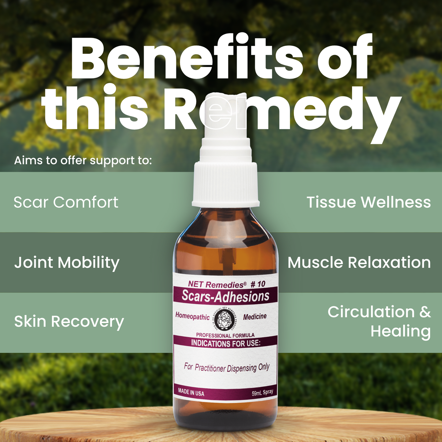 NET Remedies® #10 SCARS-ADHESIONS