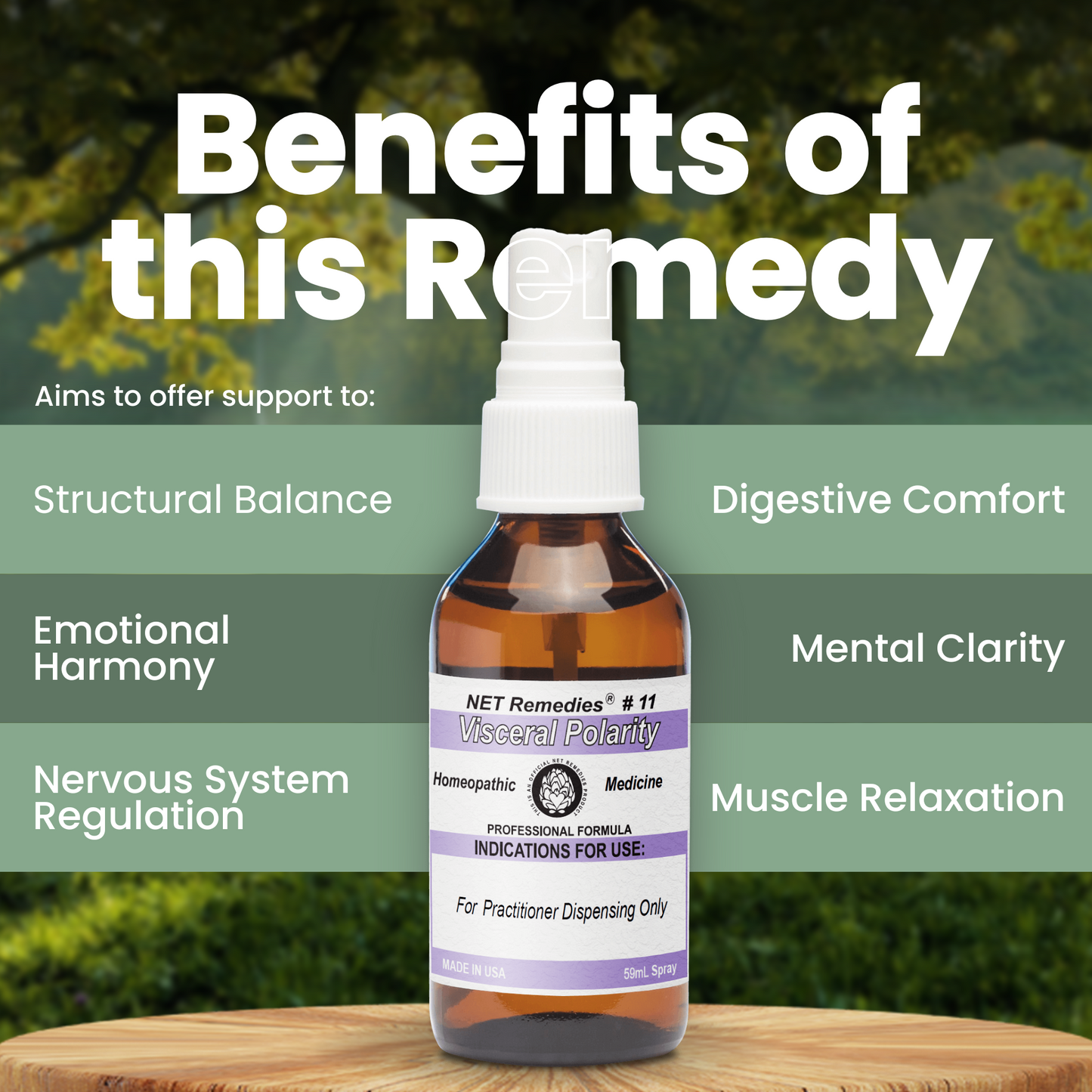 NET Remedies® #11 VISCERAL POLARITY