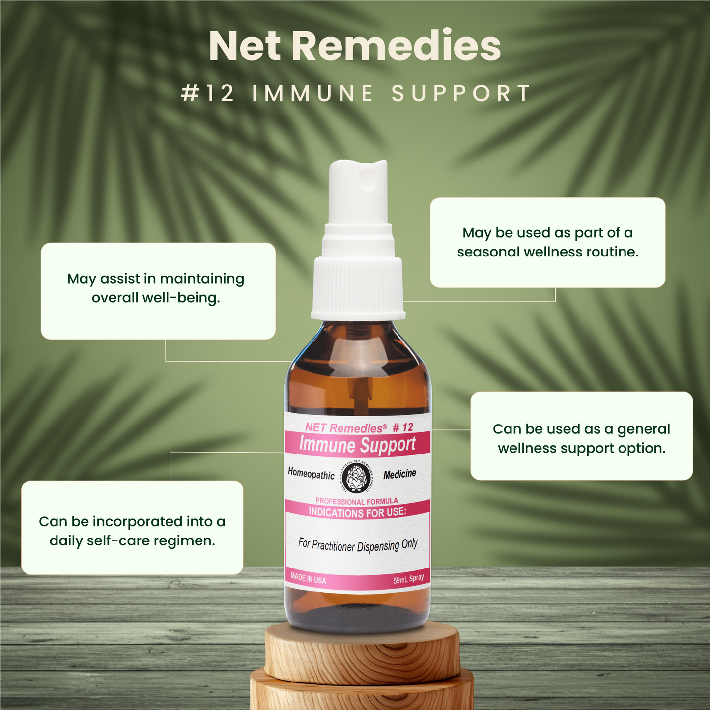 NET Remedies® #12 IMMUNE SUPPORT
