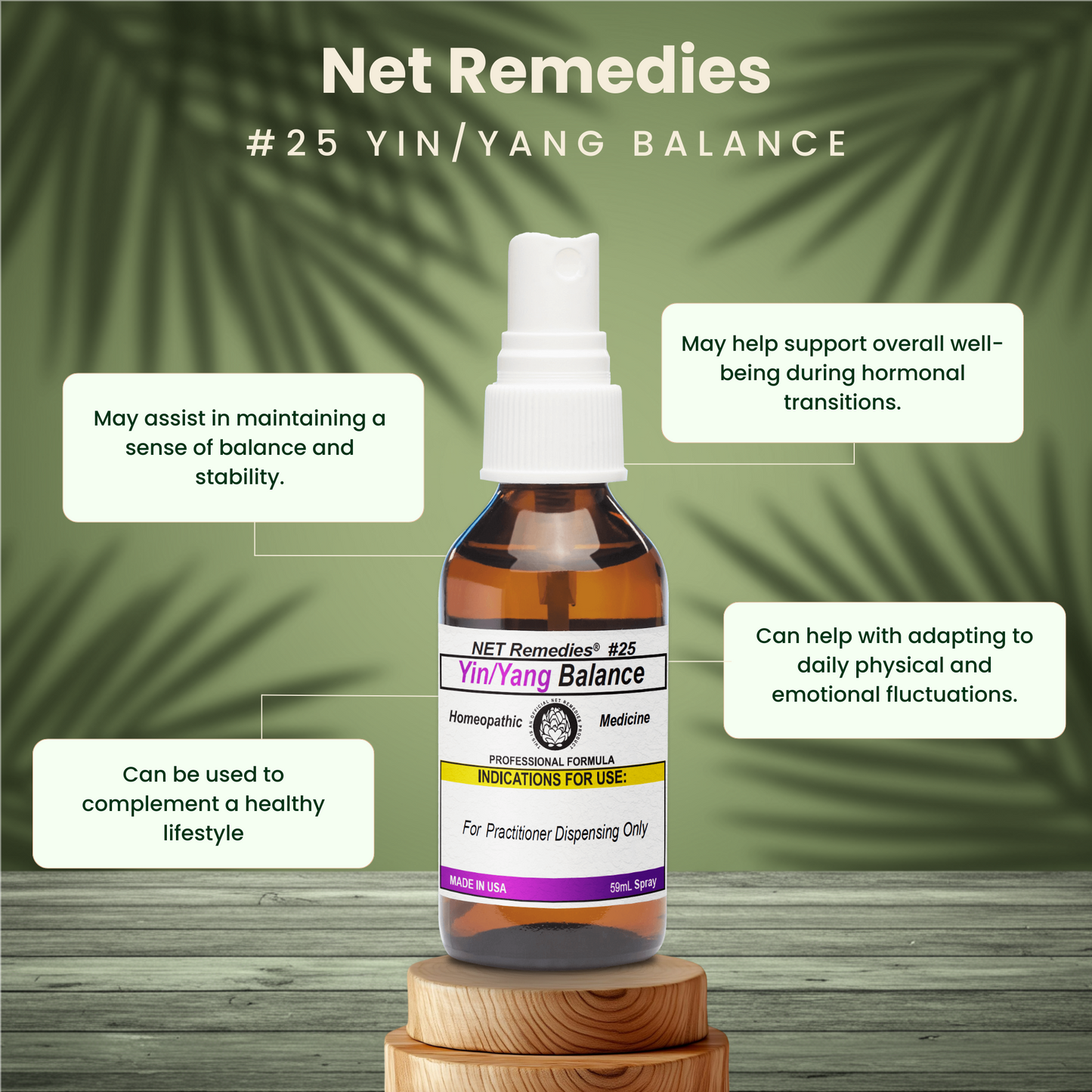 NET Remedies® #25 YIN/YANG Balance