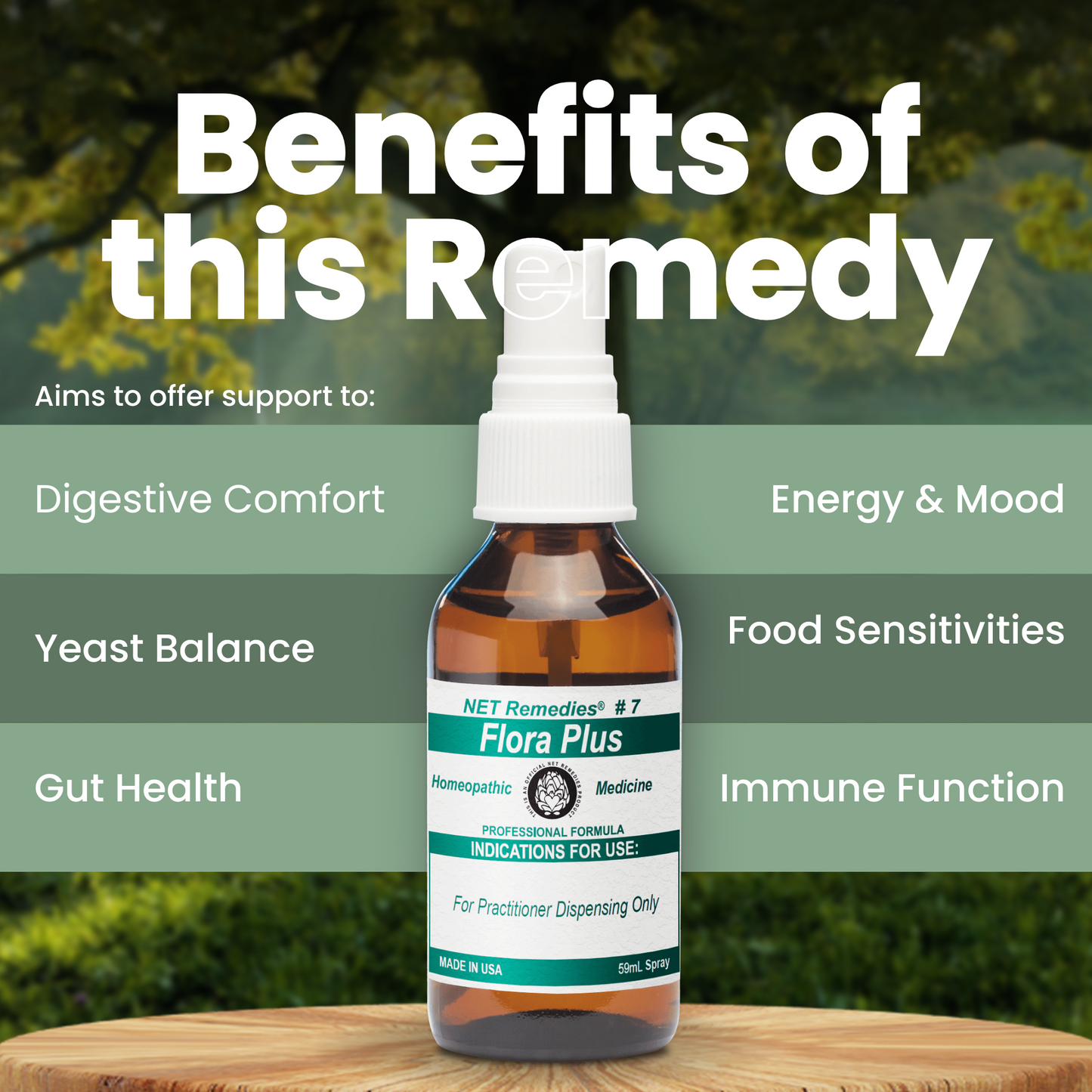 NET Remedies® #7 FLORA PLUS