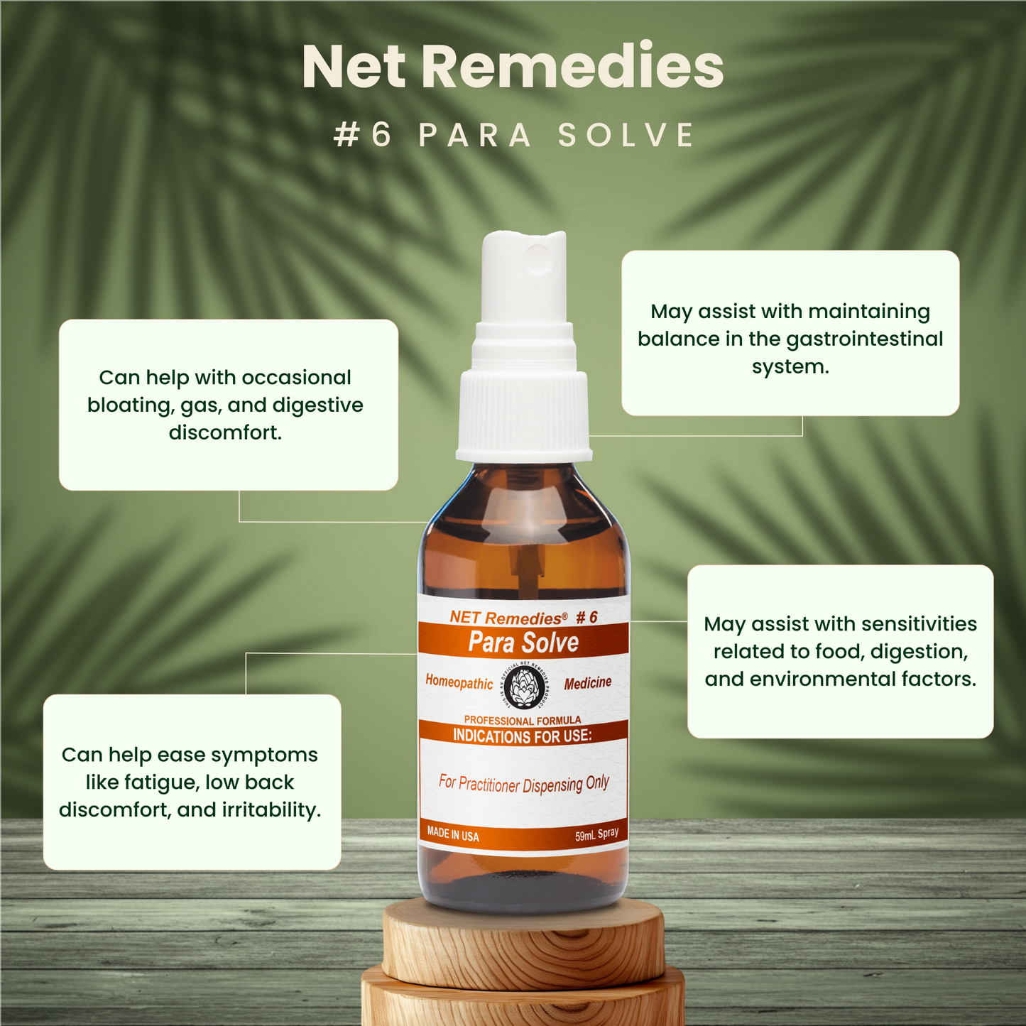 NET Remedies® #6 PARA SOLVE