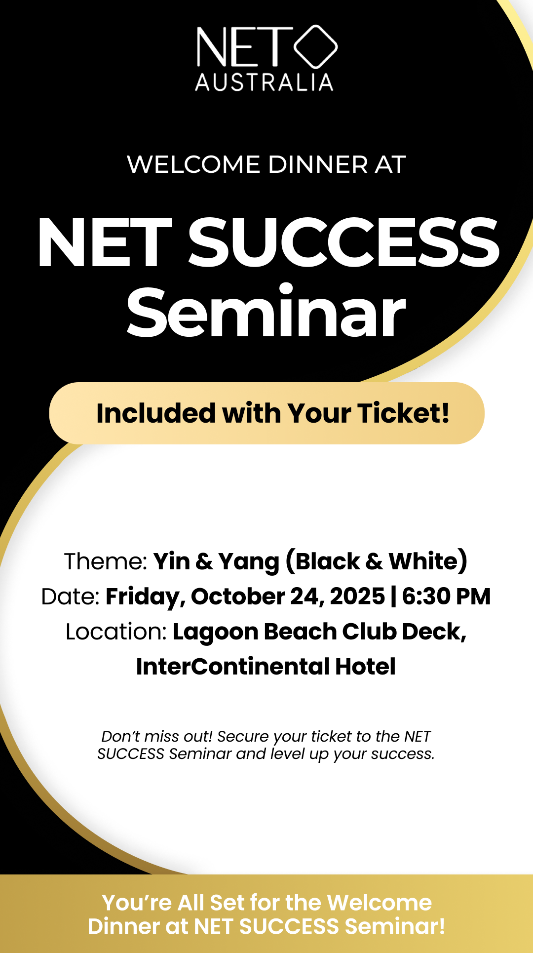 Seminar: SANCTUARY COVE NET SUCCESS