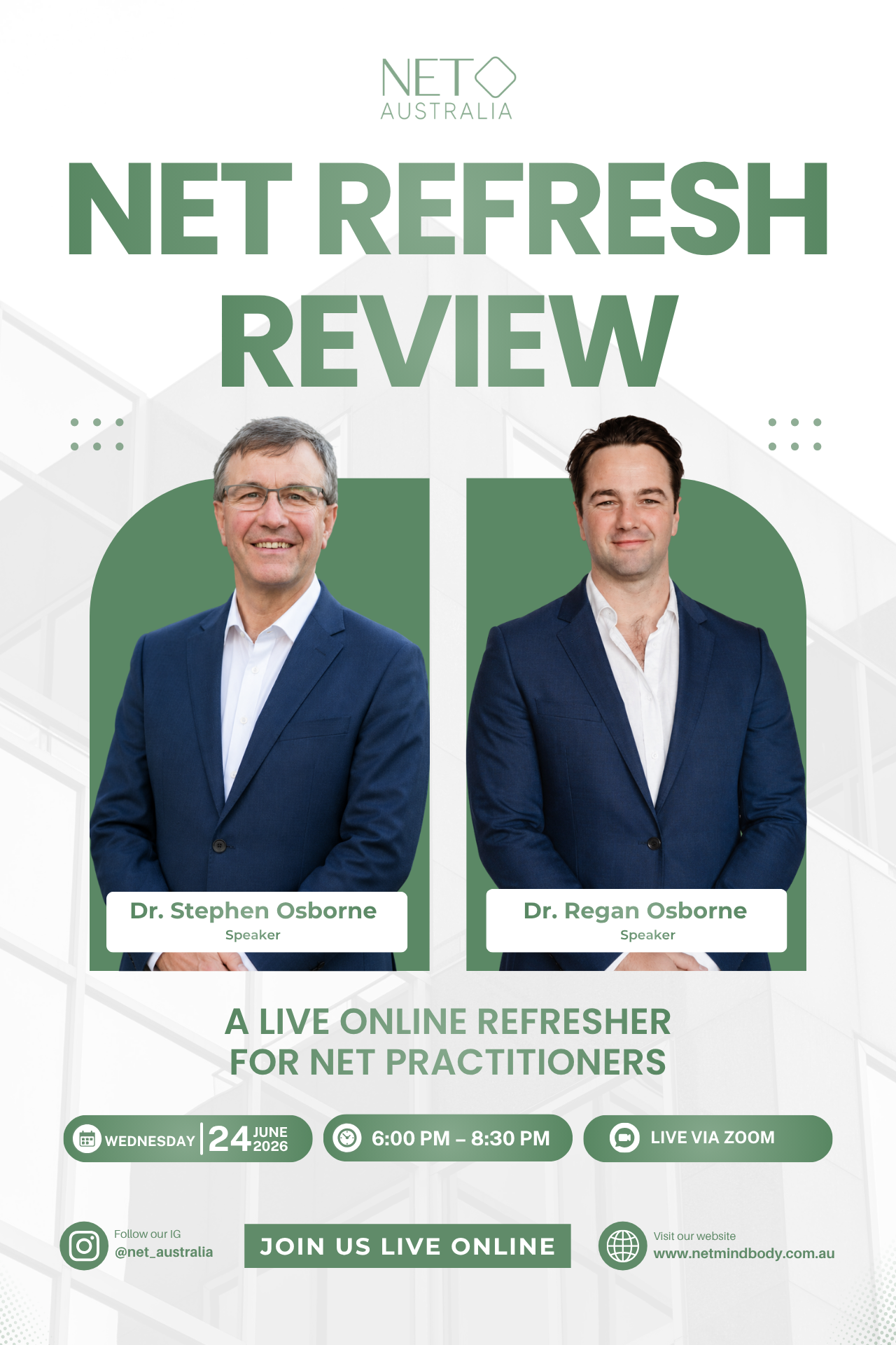 NET Refresh Review | Live Online Practitioner Refresher