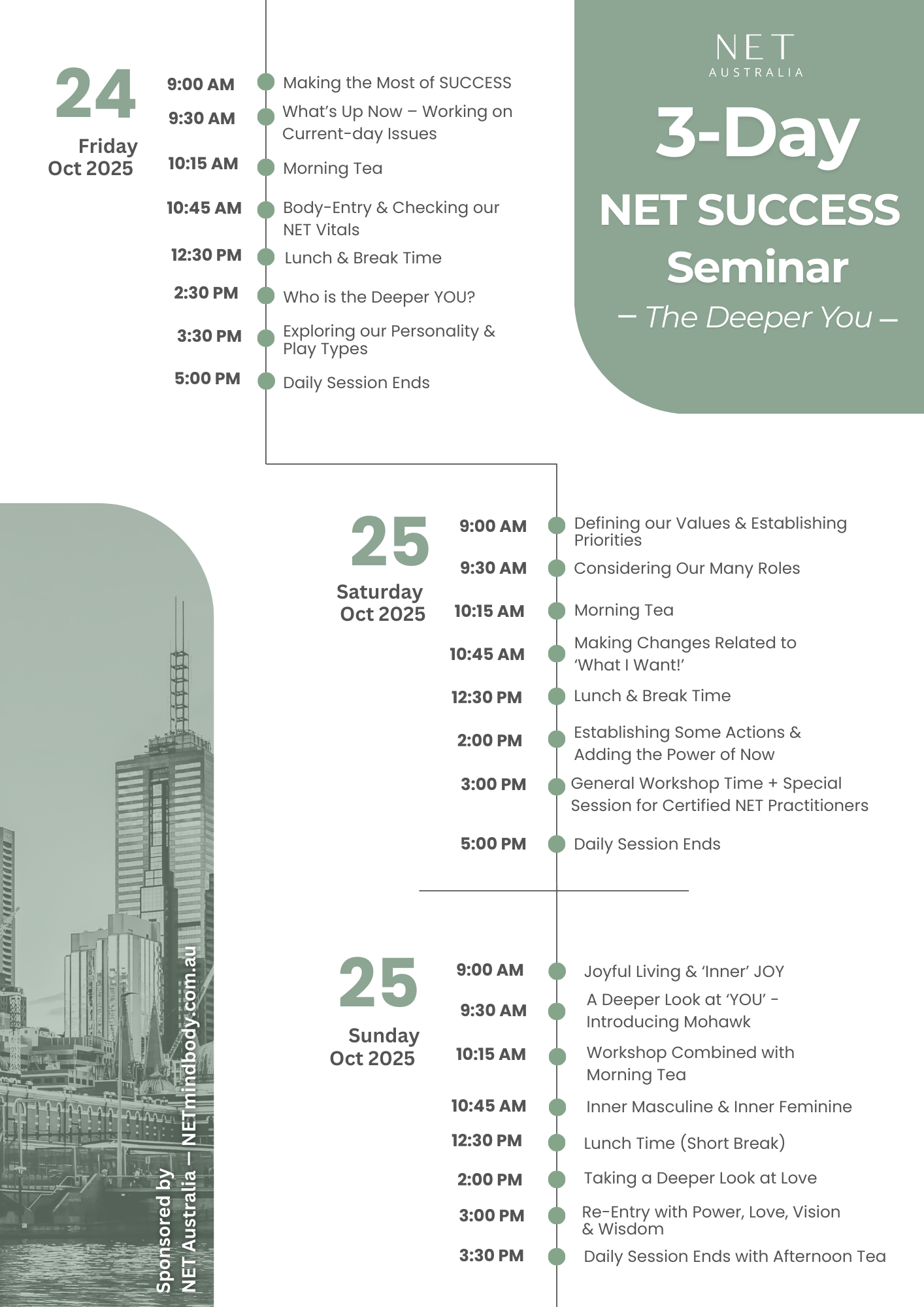 Seminar: SANCTUARY COVE NET SUCCESS