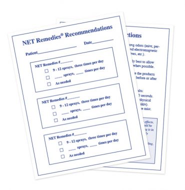 NET Support Products: Patient Instruction Pad
